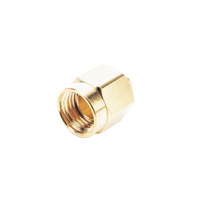 Conector SMA Macho para cable Semi-Rígido de 0.085" de Diámetro, Oro/ Oro/ Teflón.