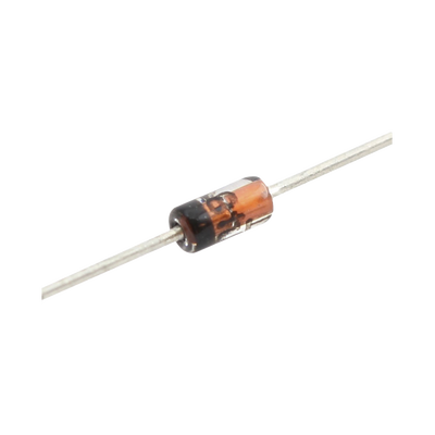 [1N4148] Diodo de Conmutación, I fwd. 300 mA, Vrev 75 V, 0. 5 Watt, Tiempo de Recuperación 4.0 nS, Empacado DO-35.