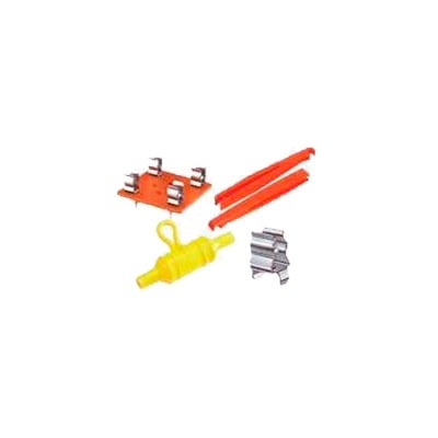 [441-R314C] Fuse Holder en Plástico Negro para Panel, 0.250 10A, 250 VA.