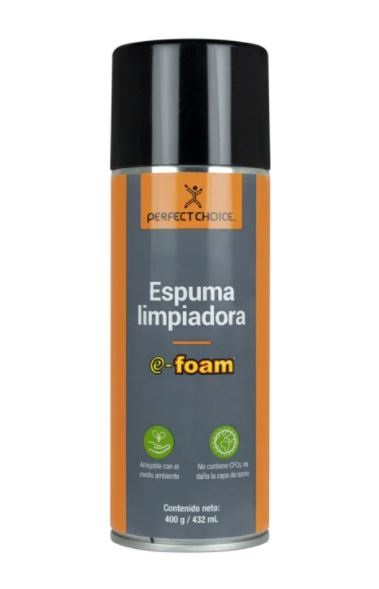 Espuma Limpiadora PERFECT CHOICE - Pantallas / Plásticos, 400 g