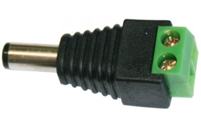 Adaptador de energía para cámaras DC Macho -