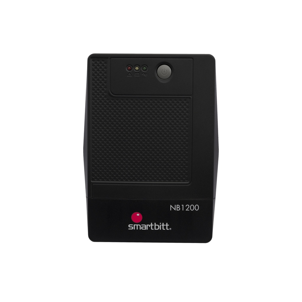 No-Break SMARTBITT - 1200 VA, 600 W, Negro, Hogar y Oficina