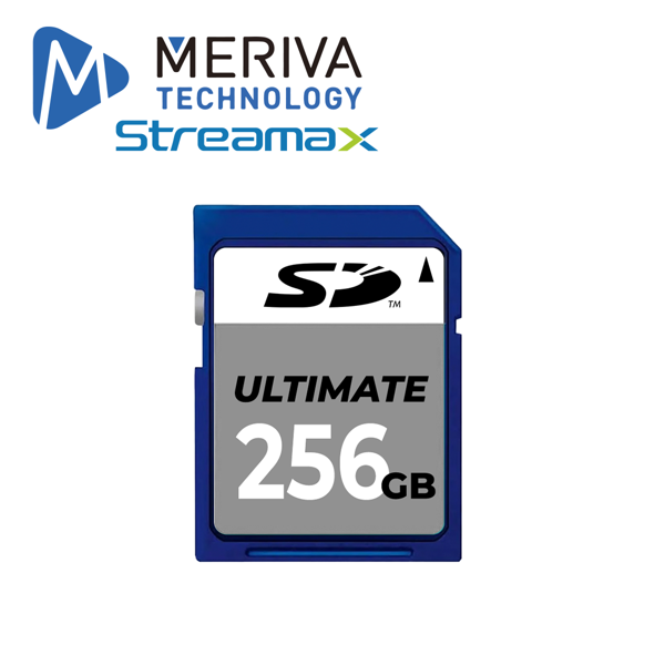 Tarjeta de memoria sd de 256gb meriva technology msd256gb para dvrs móviles  optimizada para videovigilancia