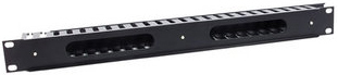 [RCKACC1410] 169950 Organizador Horizontal 19 pulgadas 1U Metalico -