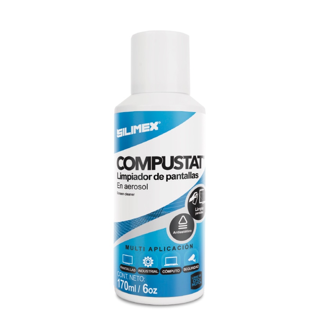 Limpiador antiestático SILIMEX - Azul, LCD/TFT/Plasma