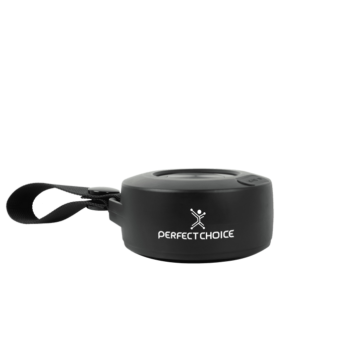 Bocina Bluetooth Inalámbrica Portátil Luz RGB Función TWS Handy Color Negro| PERFECT CHOICE -