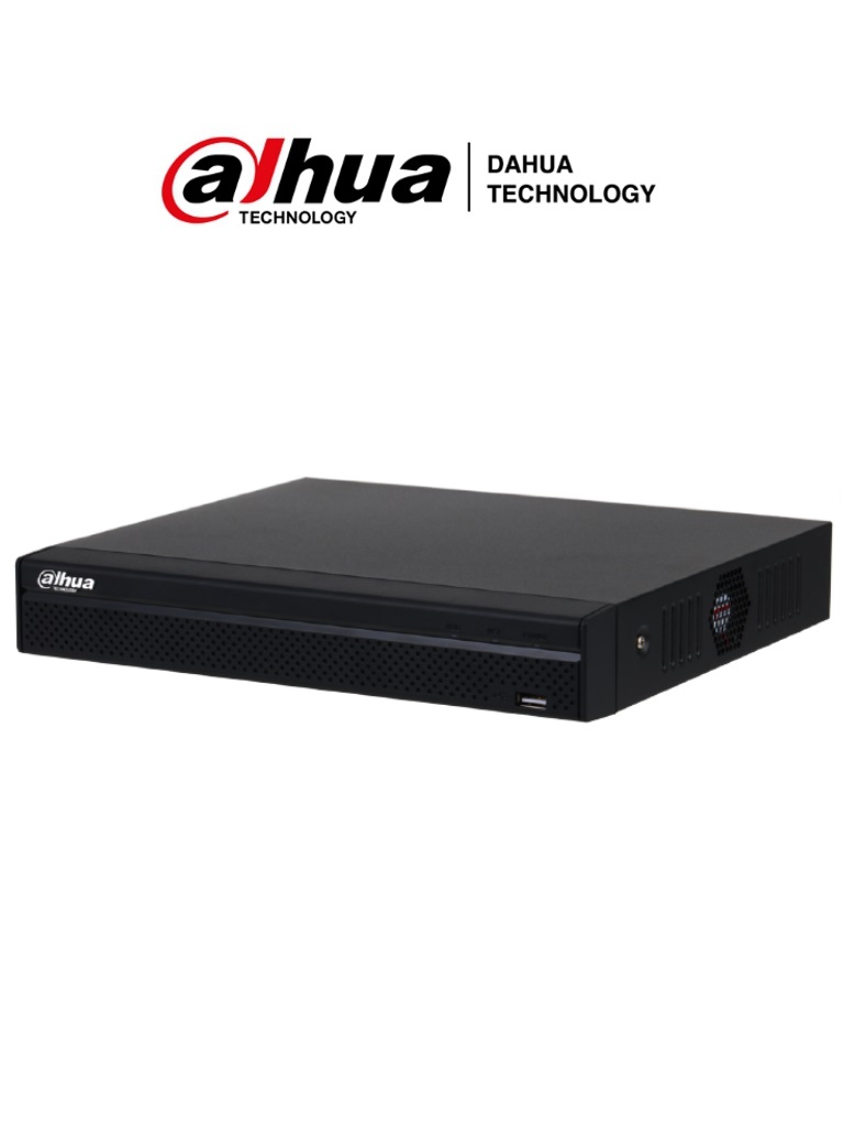 DAHUA NVR1108HS-8P-S3/H NVR 8MP 4k 8 CH IP 8 CH PoE Smart H.265+ Rendi 80 Mbps OUT Video HDMI VGA 1 Bahía DD 8TB Soporta Cám Protocolo Onvif   RTSP -