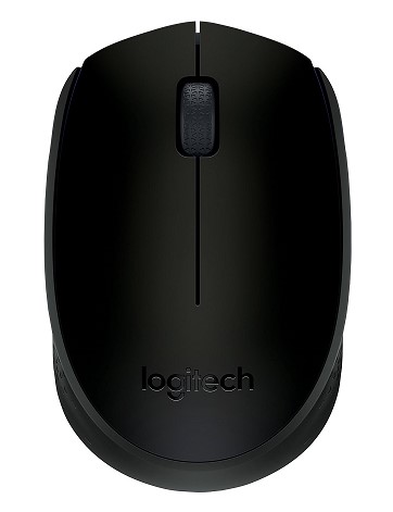 Mouse LOGITECH M170 - Gris, 3 botones, RF inalámbrico, Óptico