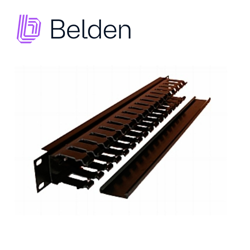 Organizador horizontal belden 9512-1901 1ur con tapa
