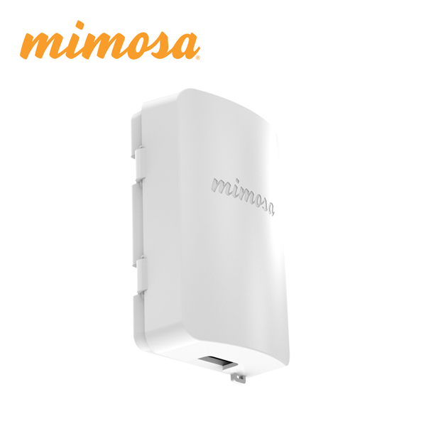 Protector contra descargas electricas mimosa nid gigabit 2 puertos rj45 con sistema gdt para protección de descargas y conector a tierra fisica ip54
