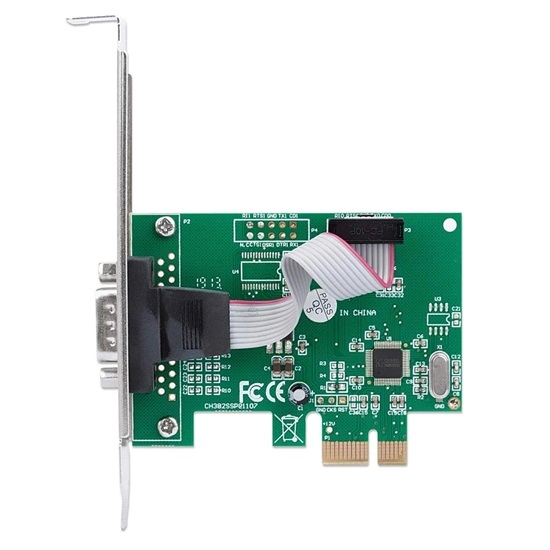 153492 Tarjeta Serial PCI Express - Un puerto, Línea x1, Se puede instalar en buses PCI Express vía x1, x2, x4, x8 y x16.
