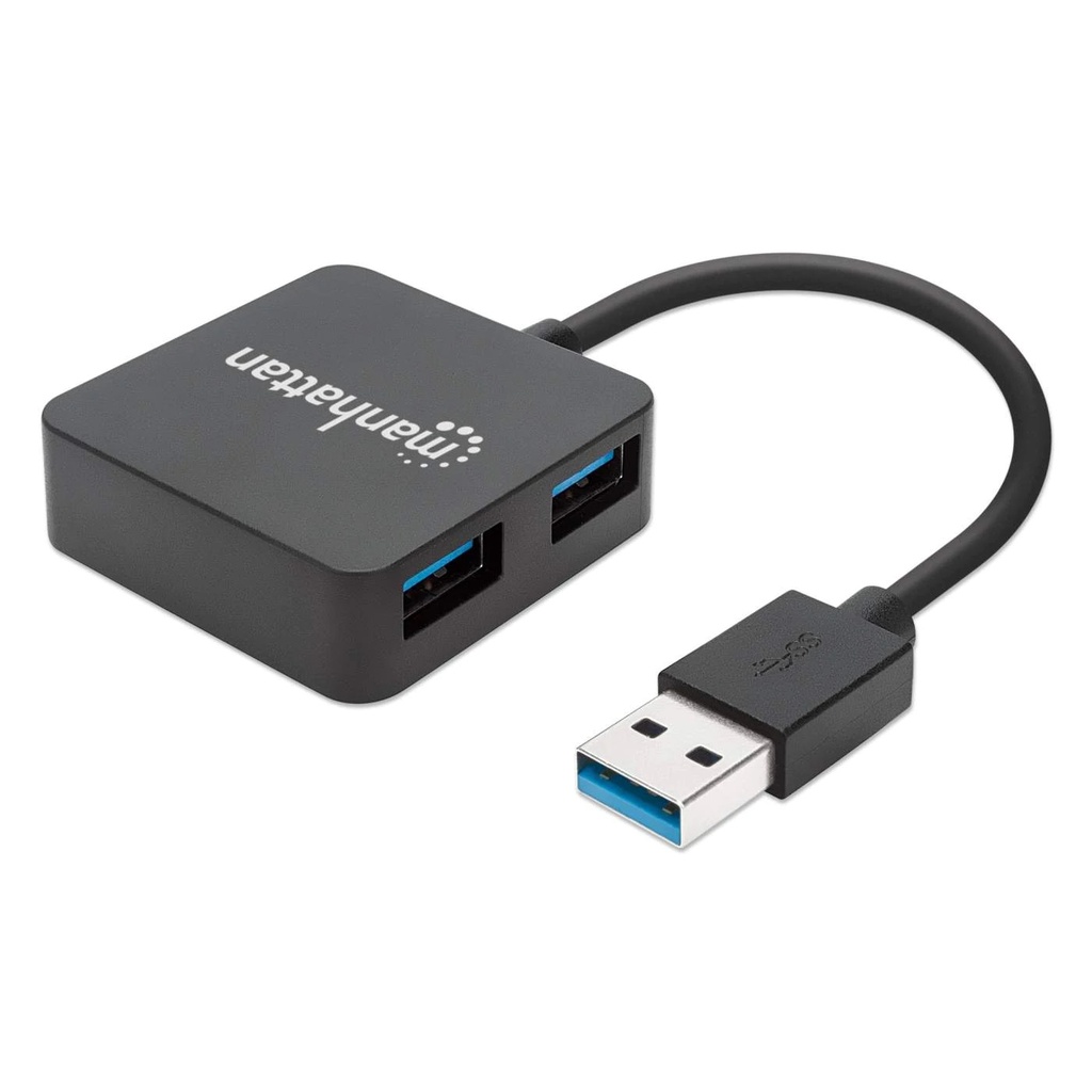 162296 Hub USB 3.0 de SuperVelocidad - hasta 5 Gbps, capacidad de carga hasta 0.9 A