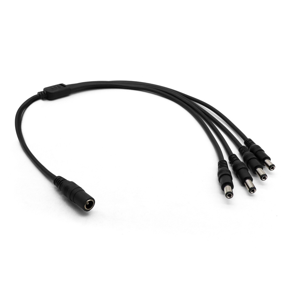 CABLE DIVISOR ALIMENTACION CCTV BROBOTIX 764762 - (PULPO) 50 CMS NEGRO