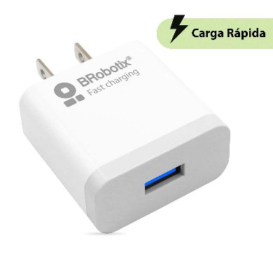 CARGADOR CARGA RÁPIDA USB V3.0 TIPO A (6000533) - Brobotix