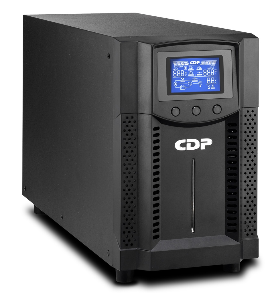 No-break CDP UPO11-2AX 2000VA/2000W FP 1.0 Online UPS Torre - LCD UL, FCC, CE 120 Vac