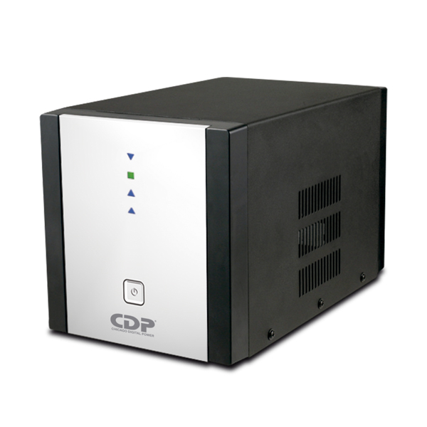 Regulador de Voltaje CDP R-AVR3008 3000VA/1500W AVR Linea Blanca - 8 Salidas, 525 julios, Sistema de retardo de encendido, Protección Coaxial, 120 Vac.