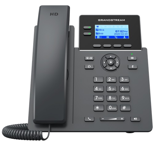 Teléfono IP de 2 líneas con 4 cuentas SIP - conferencia de 5 vías, Ethernet con Poe pero NO incluye su fuente de alimentación