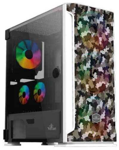 [GABYEY210] GABINETE  HOLLOW 2500 ATX,C/T 3VEN ARGB/MESH/ Yeyian 