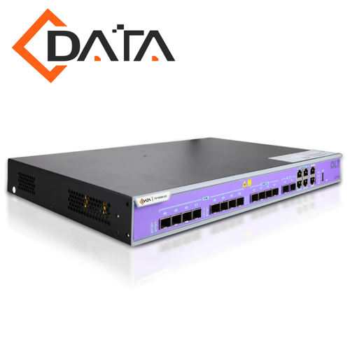 Gpon olt c-data fd1608s-b0 / 8 puertos pon sfp sc-upc / 4 puertos combo rj45 gigabit ethernet + 4 uplink sfp gigabit / 2 puertos sfp+ 10 gigabit / 1 puerto de consola rj45 / 1 puerto usb / rackeable en 1u de 19” / division de hasta 128 / distancia hasta 20 km / downstream 2.5gbps / upstream 1.25gbps.