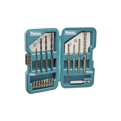 Juego de accesorios multipropósito 17 piezas para metal, concreto, madera y puntas para atornillar.