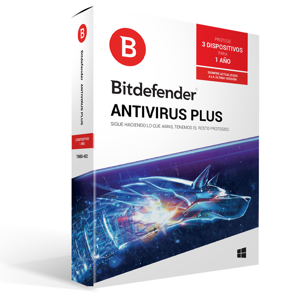 Antivirus BITDEFENDER TMBD-402 - Antivirus, 3 licencias, 1 Año(s), Español