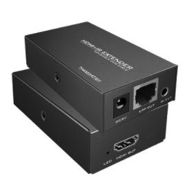 Extensor HDMI RJ45 BROBOTIX 651831 - Negro, 50 m