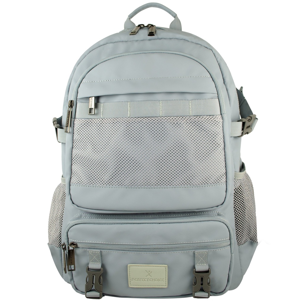 Mochila para Laptop 15-17 Pulgadas Ideal para Actividades al Aire Libre Nomad Color Gris | PERFECT CHOICE -