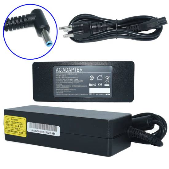 Cargador / Adaptador para Laptop AC-HP-AZUL GENERICO de 90W 19.5V 4.62A (4.5*3.0) para HP Punta Azul -