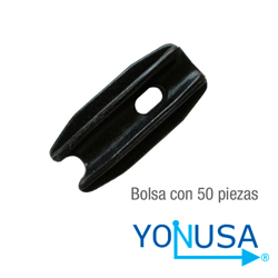 Aislador de esquina premium para cercas electrificadas yonusa ais02 50pzas x bolsa