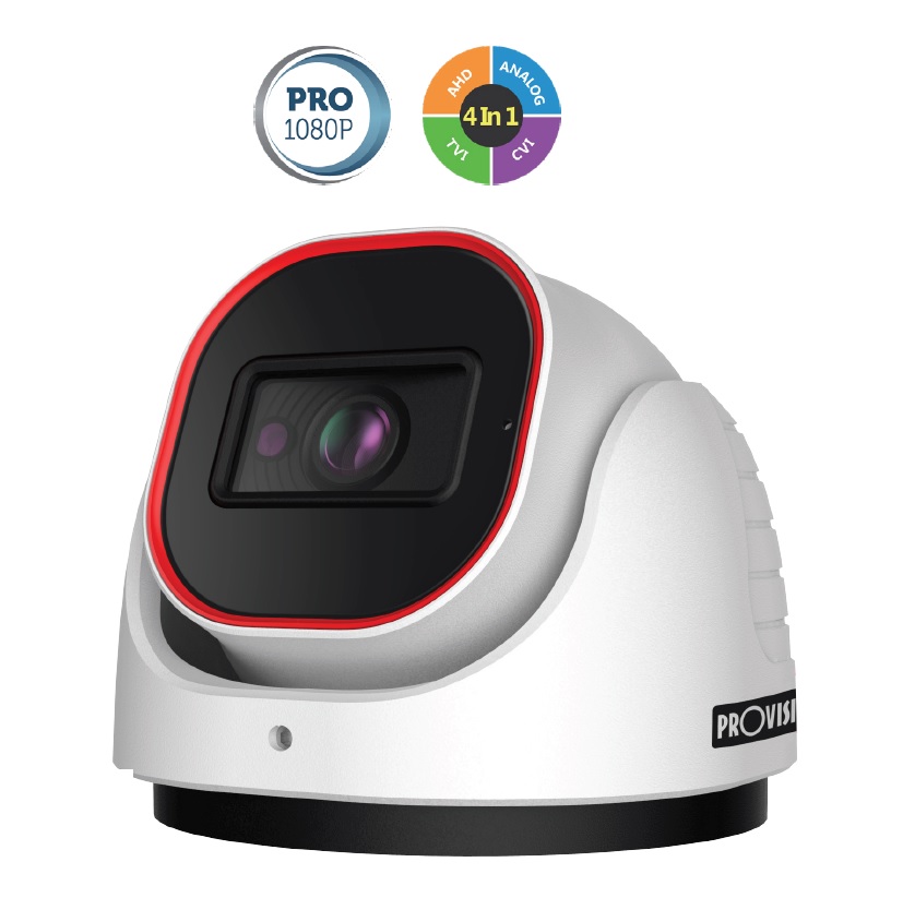 Camara domo AHD 2 MP(AHD/TVI/VCI) - 700 TVL (CVBS), Lente fijo 2.8mm (88°), IR hasta 20 mts, BLC, HLC, CoC, IP67