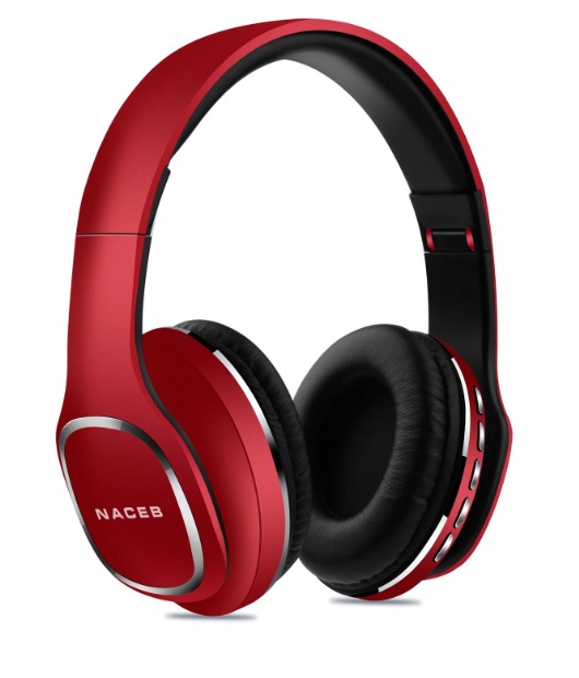 [BOCNCB640] Diadema Bluetooh Cetus Naceb Technology NA-0307R - Rojo, Bluetooth