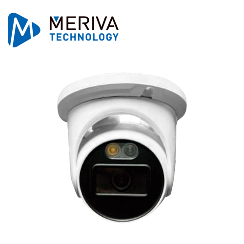 Camara ip turret meriva technology mtd-600fs4d / 6mp / h.265+ / 2.8mm / iluminacion dual (20 - 30m ir / luz calida) / ip67 / metalica / 12 vcd / poe / soporta micro sd hasta 256 gb (no incluida) / 1 entrada de audio / microfono integrado / mia 2.0 / onvif / detección de persona-vehiculo-motocicleta