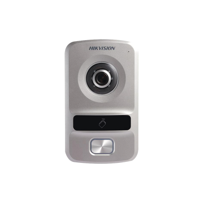 Videoportero IP con llamada a Smartphone (HikConnect) / No requiere monitor / Apertura de puerta desde App y por tarjeta de Proximidad