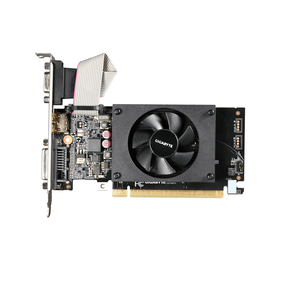 Tarjeta de Video Gigabyte NVIDIA GeForce GT 710 - 2GB 64-bit DDR3, PCI Express 2.0