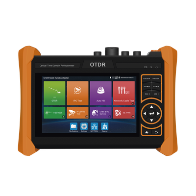 [TPTURBO4KOTDR] Probador de Vídeo  y OTDR / Pantalla LCD de 7" / IP ONVIF / 8MP TVI + 8MP CVI + 8MP AHD + SDI/EXâ€SDI + Cable TDR / Prueba de Red de Fibra Óptica 