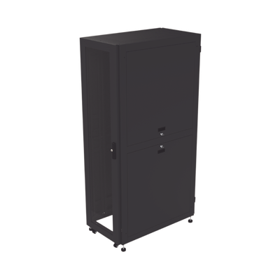 [LP-60100-42U-R2] Gabinete para Telecomunicaciones Rack Estándar de 19", 42UR, 600 mm Ancho x 1000 mm Profundidad. Fabricado en Acero, Se envía el Gabinete Armado.
