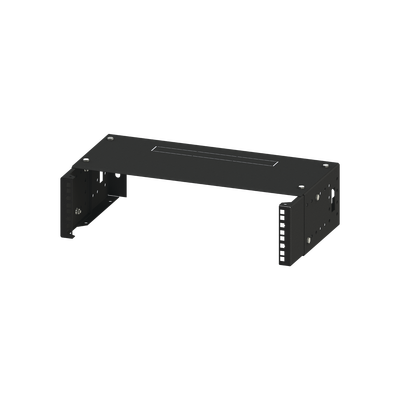 [LP-REP-1202.5] Rack Abierto de montaje en Pared, de 19in,  Profundidad Ajustable (8" a 12") de 2.5  Unidades de rack, con Capacidad de Crecimiento.