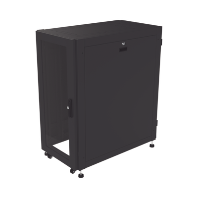[LP-60100-24U-R2] Gabinete Profesional para Telecomunicaciones de 24UR, 600 mm de Ancho x 1000 mm de Profundidad, Se envía el Gabinete Armado.