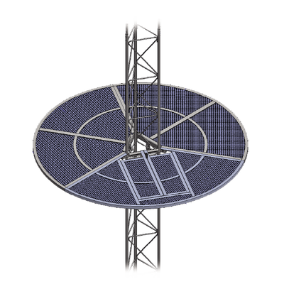 [SOM-30] Sistema Anti Escala tipo Sombrilla para Torre STZ30G. Galvanizada por Inmersión en Caliente.