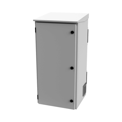 [LP-FORTE-24U-R3] Gabinete de Exterior con Rack de 19" de 24U con Ventiladores y Termostato, Se envía el Gabinete Armado (Montaje a poste o torre se vende por separado).