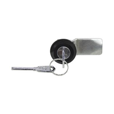 [PST407] Cerradura con Paleta Metálica con 2 llaves para Gabinetes de Acero.
