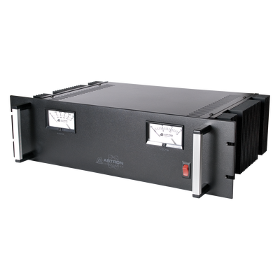 [RM-35MBB] Fuente de poder  13.8Vcc, 35A, lineal regulada con circuito cargador de baterías, para instalación en rack