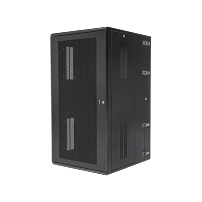 [PZWMC26P] Gabinete PanZone de Montaje en Pared, de 19in, Puerta Ventilada, 26 UR, 635mm de Profundidad, Color Negro