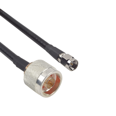 [SN-240UF-SMA-91] Cable LMR-240UF (Ultra Flex) de 91 cm con conectores N Macho y SMA Macho.