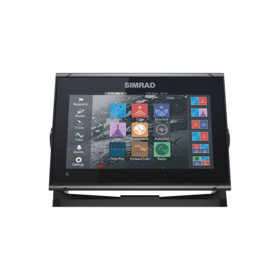 GO9 Pantalla de navegación de 9" touch screen multi-funcional para radar, fishfinder, y control automático de navegación.  