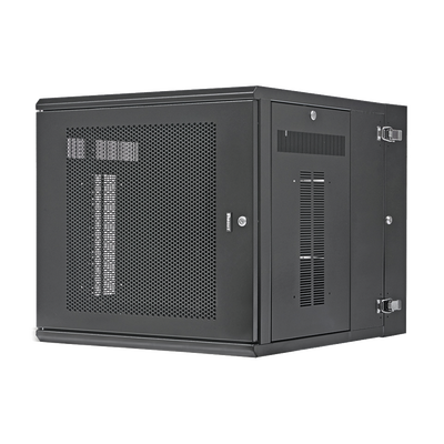 [PZWMC1230P] Gabinete PanZone de Montaje en Pared, de 19in, Puerta Perforada, 12 UR, 762mm de Profundidad, Color Negro