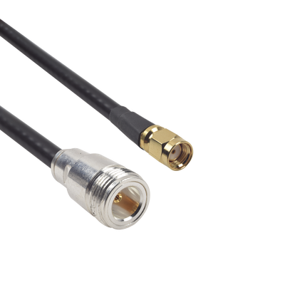 [SNH-240UF-SMAI-60] Cable LMR-240UF (Ultra Flex) de 60 cm con conectores N Hembra y SMA Macho Inverso.