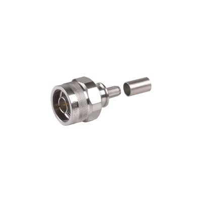 [EZ-240-NM-HX] Conector N Macho Plegable con Pin Cautivo para cables RG8X, LMR240, 9258.