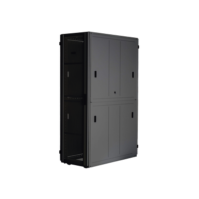 [XGL64212B] Gabinete FlexFusion™ XGL (Light) para Centros de Datos, 42 UR, 600 mm de Ancho, 1070 mm de Profundidad, Fabricado en Acero, Color Negro