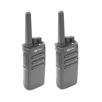 [TX600DUO] Duo de Radios Portatiles UHF, 5W de Potencia, Scrambler de Voz, Alta Cobertura, 400-470 MHZ